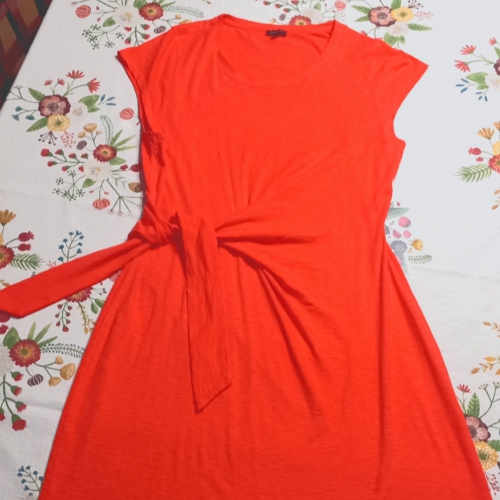 Cotton Side tie dress
